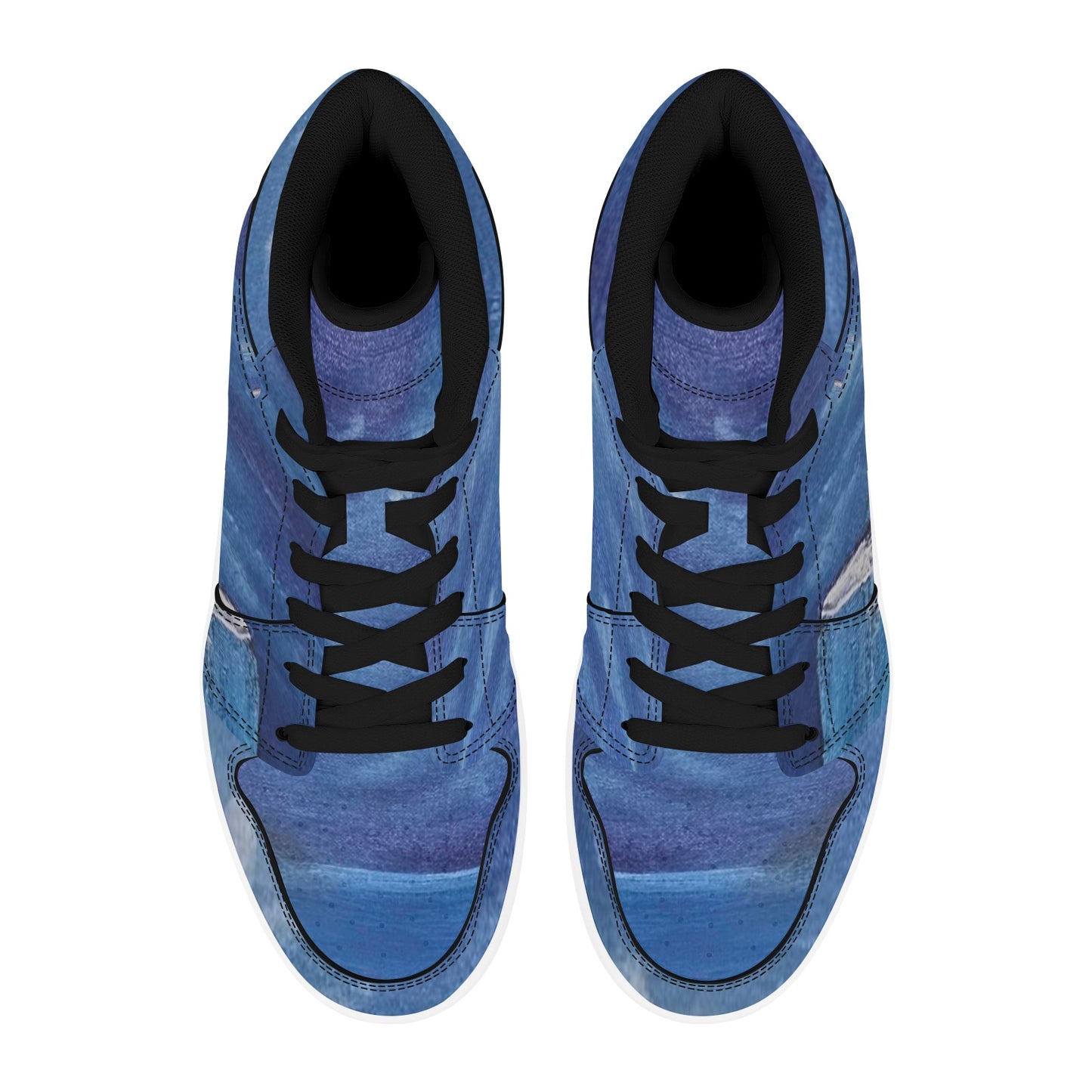 Moonscape Men's High Top Sneakers