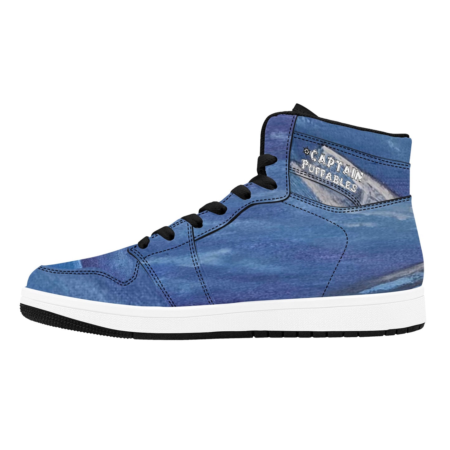 Moonscape Men's High Top Sneakers